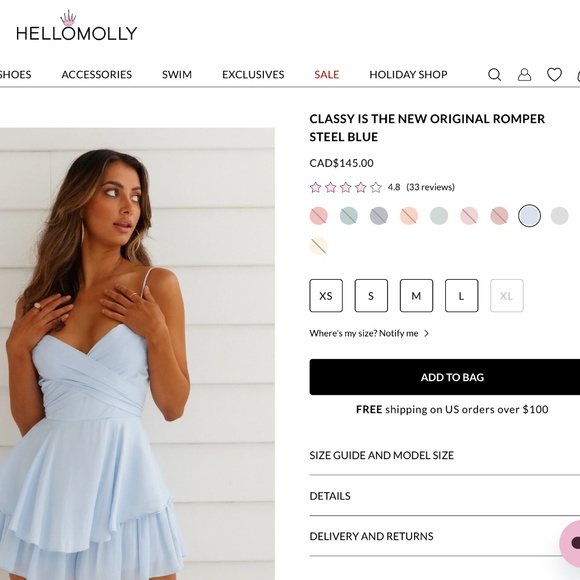 Hello Molly Romper - Picture 1 of 5